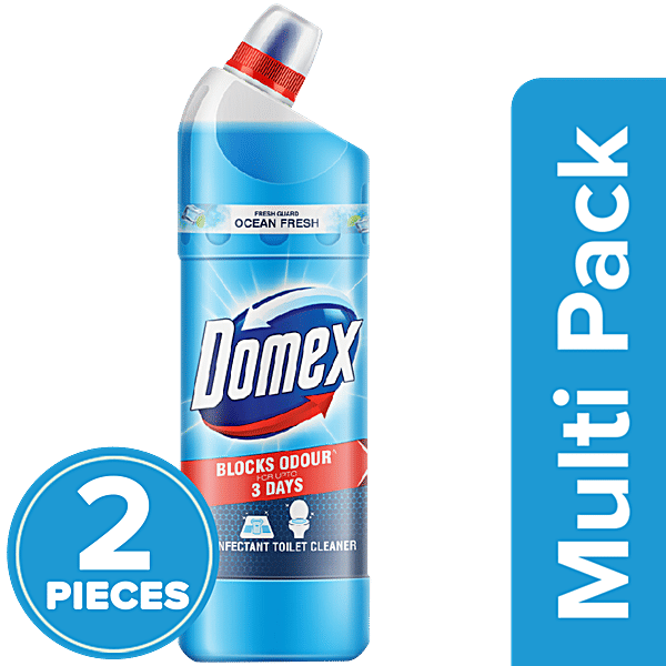 Buy Domex Toilet Cleaner - Ocean Fresh 2x750 ml (Multipack) Online at ...