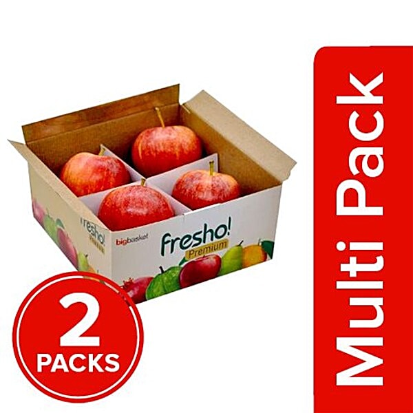 Buy Fresho Apple Royal Gala, Premium 2x4 pcs (Multipack) Online at