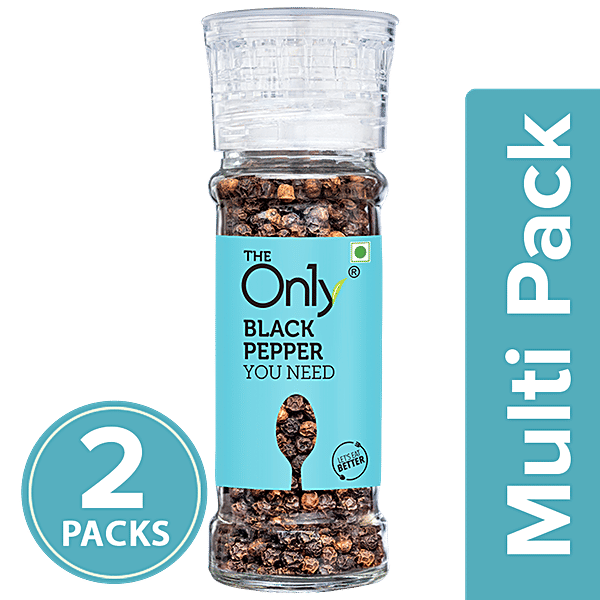 Buy On1y Black Pepper Grinder Rich In Antioxidants, Boosts Immunity