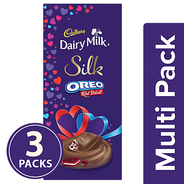 Buy Cadbury Dairy Milk Silk Oreo Red Velvet Valentines Edition Online