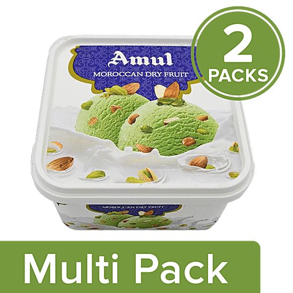 Buy Amul Real Ice Cream Moroccan Dry Fruit Online at Best Price of Rs