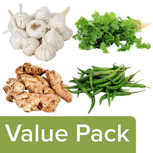 Buy fresho! Coriander Leaves 100 g + Garlic 250 g + Ginger 250 g