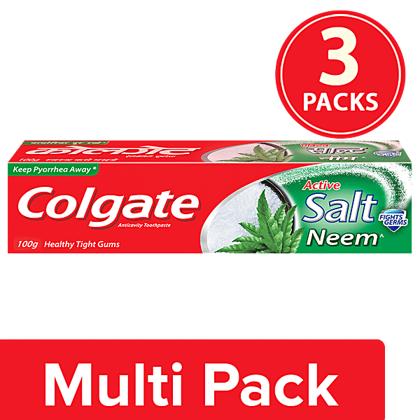 Buy Colgate Active Salt Toothpaste Neem, Anticavity Online at Best