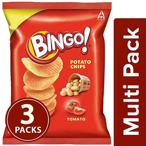 Buy Bingo Potato Chips Tomato Online at Best Price of Rs 55.2 bigbasket