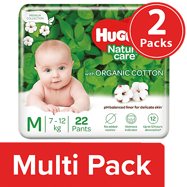 Buy Huggies Nature Care Baby Diaper Pants With 100 Organic Cotton