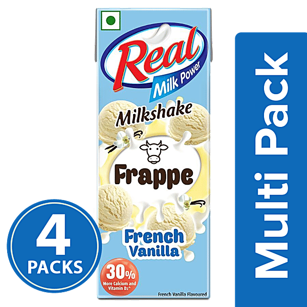 Buy Real Milk Power Frappe French Vanilla Milkshake Online at Best