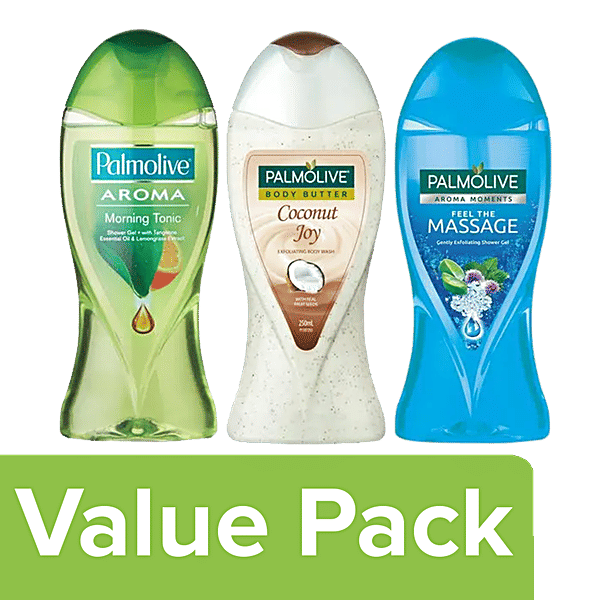 Buy Palmolive Body WashCoconut Joy+Shower Gel Feel The Massage+Aroma
