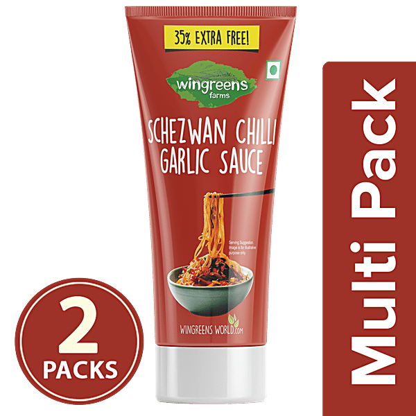 Buy Wingreens Farms Schezwan Chilli Garlic Sauce Online at Best Price