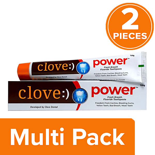 Buy Clove Power - Fresh Breath Fluoride Toothpaste Online at Best Price ...