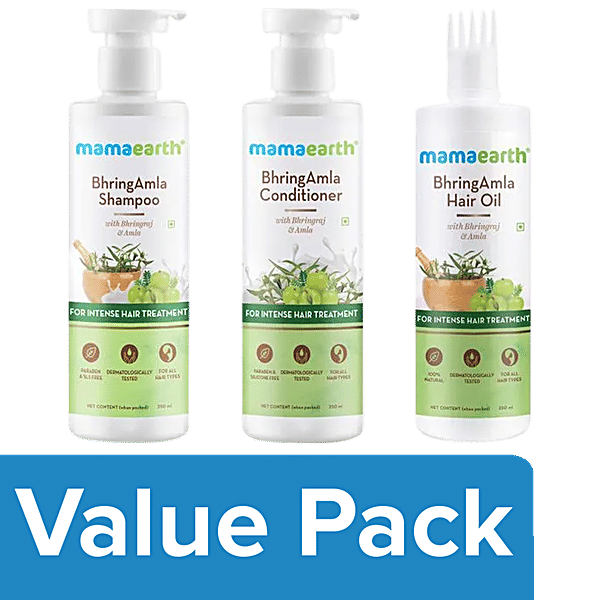 Buy Mamaearth Intense Hair Treatment Kit Online at Best Price of Rs