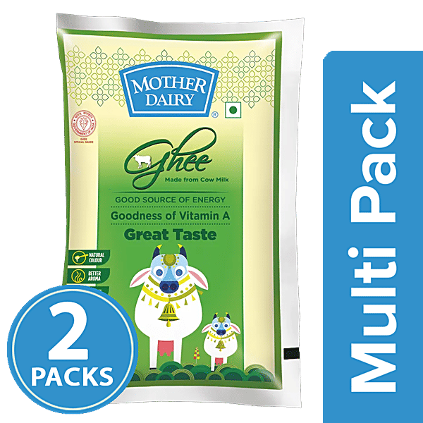 Buy Mother Dairy Pure Cow Ghee Online at Best Price of Rs 700 bigbasket