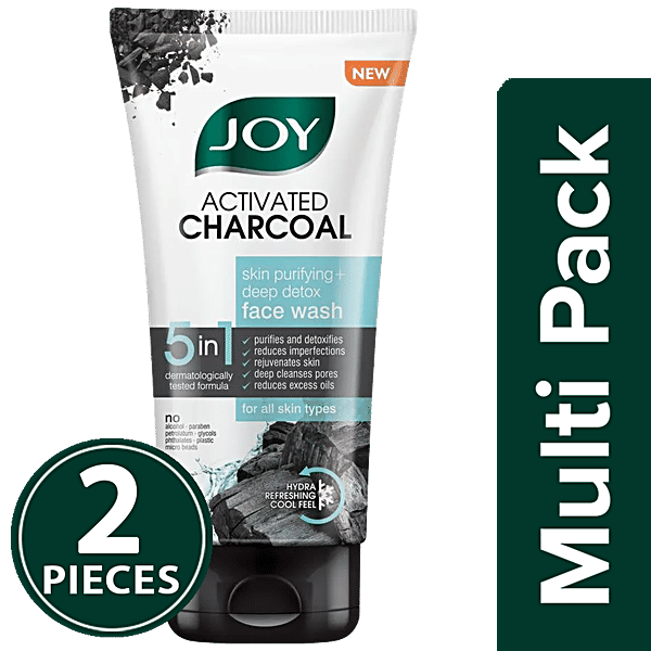 Buy Joy Activated Charcoal Face Wash Skin Purifying + Deep Detox Online at Best Price of Rs
