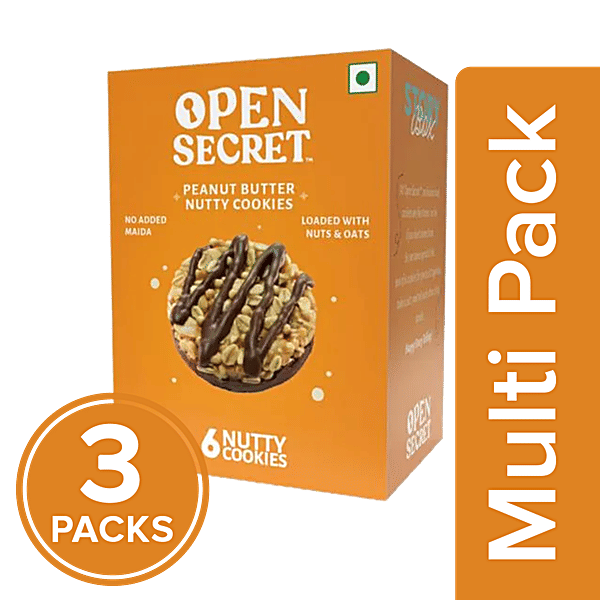 Buy Open Secret Peanut Cookies Chocolate. Healthy biscuits no added