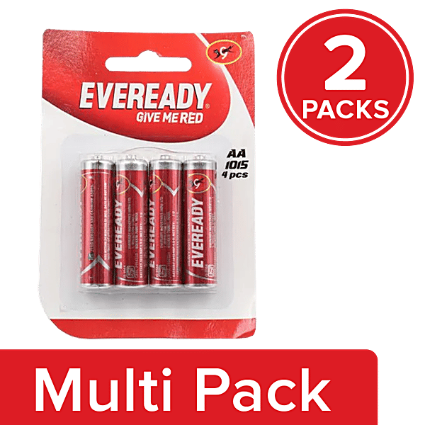 Buy Eveready Carbon Zinc Battery Red AA 1015 Online at Best Price of Rs 95.19 bigbasket