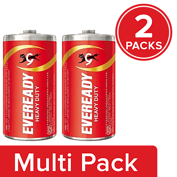 Buy Eveready Carbon Zinc D Size Battery Heavy Duty, 1050 R20 Online