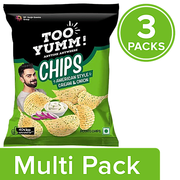 Buy Too Yumm! Potato Chips American Style Cream & Onion Online at