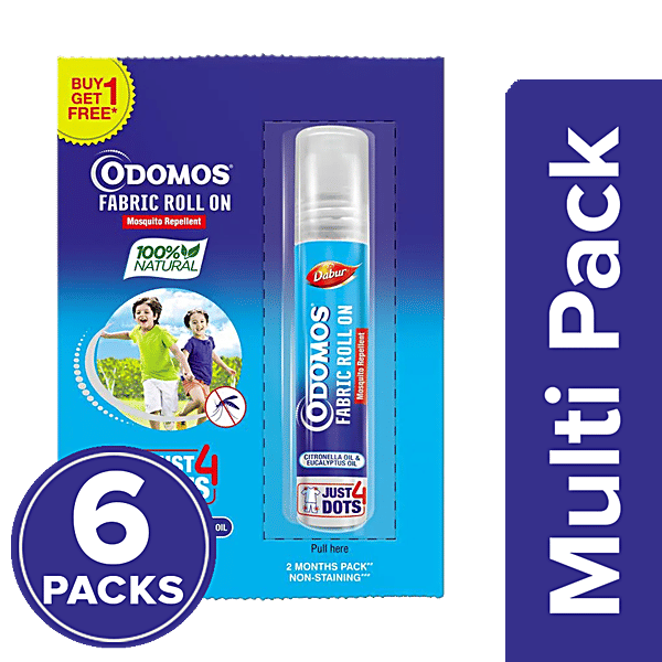 Buy Odomos Mosquito Repellent Fabric Rollon Online at Best Price of