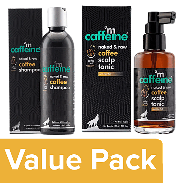 Buy mCaffeine Coffee Hair Boost & Hair Fall Control Kit Online at Best