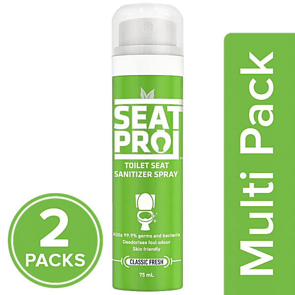 Buy SEAT PRO Toilet Seat Sanitizer Spray Classic Fresh, Kills 99.9