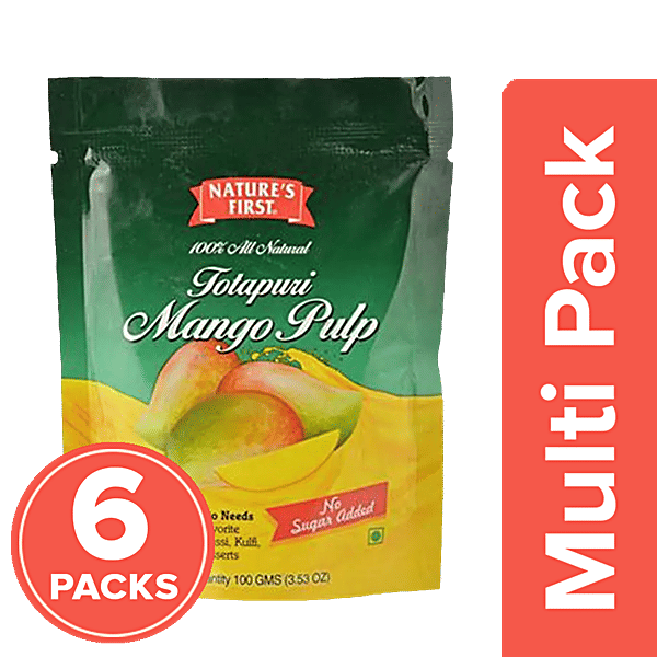 Buy Nature's First Totapuri Mango Pulp 100 Natural, No Added Sugar