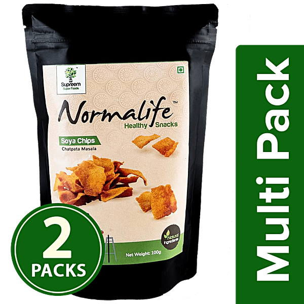 Buy Supreem Super Foods Normalife Soya Chips, All The Goodness Of