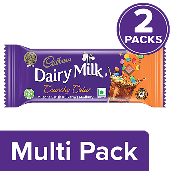 Buy Cadbury Dairy Milk Crunchy Cola Madbury Chocolate Bar Online at