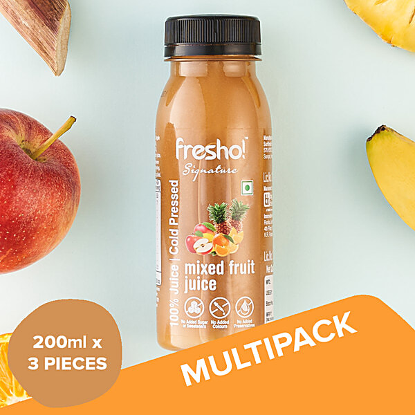 Buy Fresho Signature Mixed Fruit Juice ColdPressed, No Added Sugar
