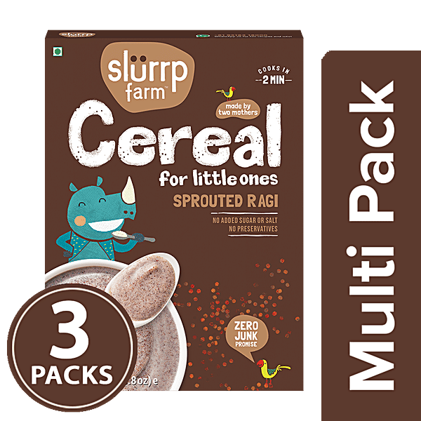 Buy Slurrp Farm Organic Sprouted Ragi Powder/Ragi Pindi Online at Best