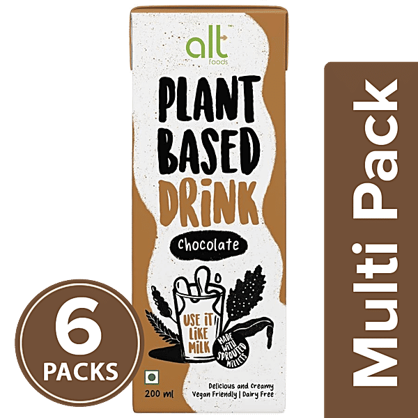 Buy alt foods Plant Based Drink Made With Sprouted Millets, Creamy, Dairy Free, Chocolate