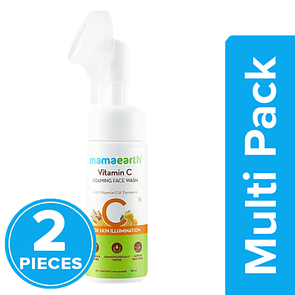 Buy Mamaearth Vitamin C Foaming Face Wash With Vitamin C & Turmeric