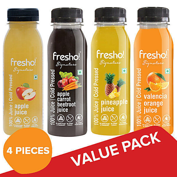 Buy Fresho Signature Multivitamin Juice Combo No Added Sugar, No