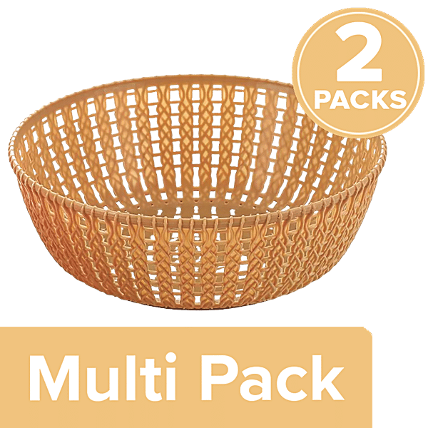 Buy Aristo Orio Fruit & Vegetable Plastic Basket Assorted Colour