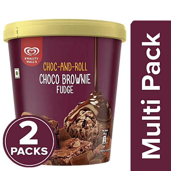 Buy kwality walls ChocAndRoll Choco Brownie Fudge Frozen Dessert