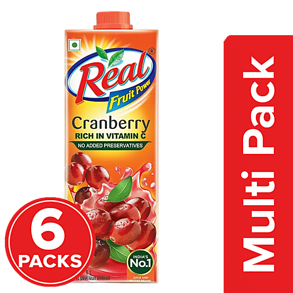 Buy Real Fruit Juice Cranberry, Rich In Vitamin C Online at Best