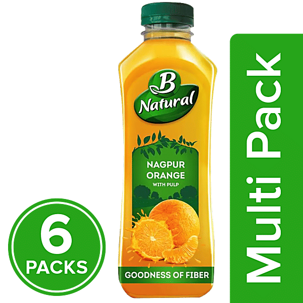 Buy B Natural Nagpur Orange Juice Goodness Of fiber Online at Best