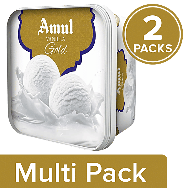 Buy Amul Ice Cream Gold, Vanilla Online at Best Price of Rs 460
