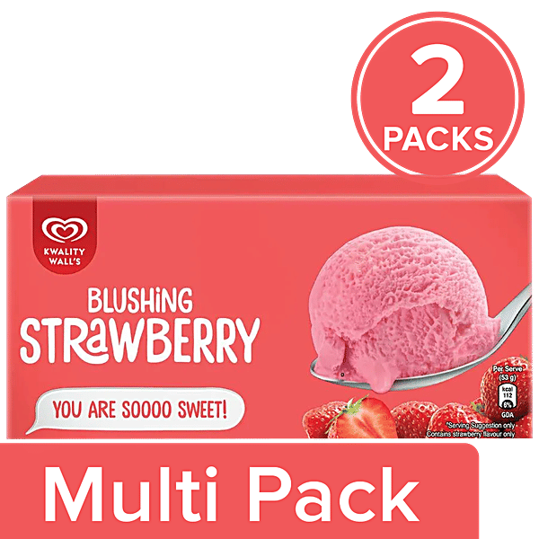 Buy kwality walls Frozen Dessert Strawberry Online at Best Price of