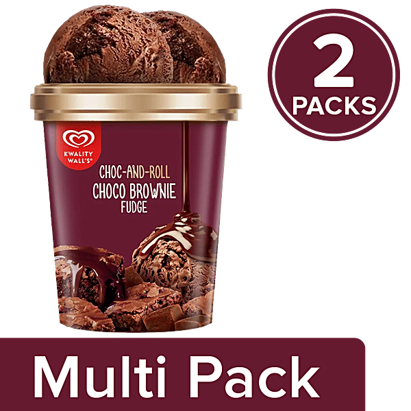 Buy kwality walls Frozen Dessert ChocAndRoll, Choco Brownie Fudge