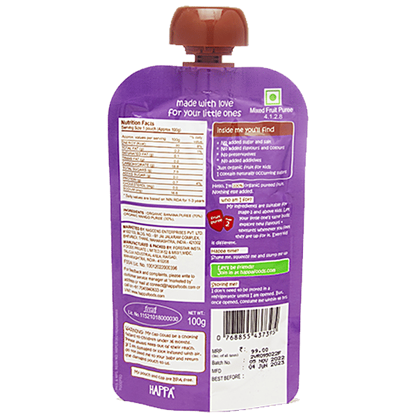 Buy Happa Apple + Banana, Mango + Banana, Apple, Stage2 Online at Best