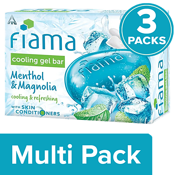 Buy Fiama Cooling Gel Bathing Bar Menthol & Magnolia Online at Best