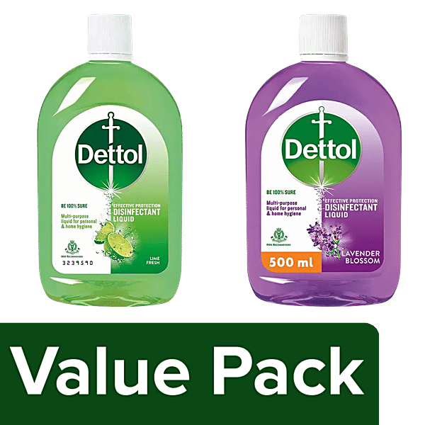 Buy Dettol Liquid Disinfectant Floor Cleaner Lime + Lavender, 500 ml