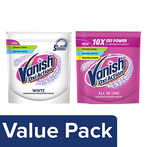 Buy Vanish Oxi Action All In One Stain Remover + White Fabric