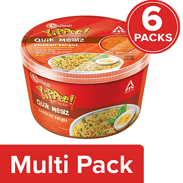 Buy Sunfeast YiPPee! Quik Mealz Chicken Delight, Instant Noodles Bowl