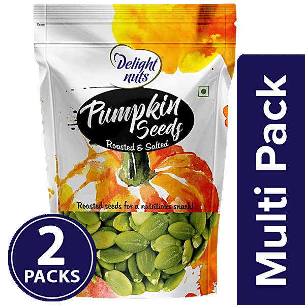 Buy Delight Nuts Roasted & Salted Pumpkin Seed Online at Best Price