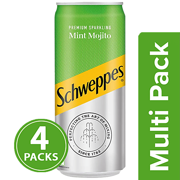 Buy Schweppes Premium Sparkling Mixer Mint Mojito, Carbonated Water