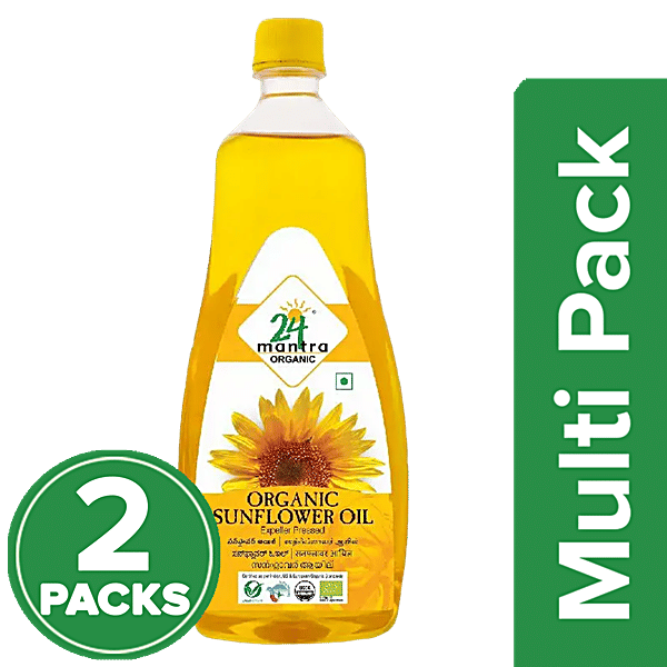 Buy 24 Mantra Organic Sunflower Oil Online at Best Price of Rs 860