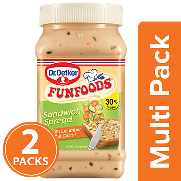 Buy Dr. Oetker Funfoods Cucumber & Carrot Sandwich Spread Online at
