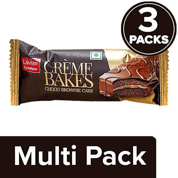 Buy Lavian Exotique Creme Bakes Choco Brownie Cake, Yummy Snack, Rich