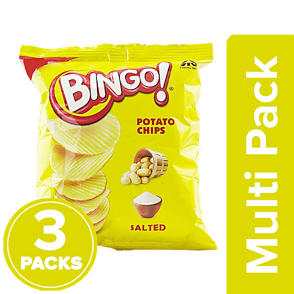 Buy Bingo! Yumitos Potato Chips Salted Online at Best Price of Rs 15