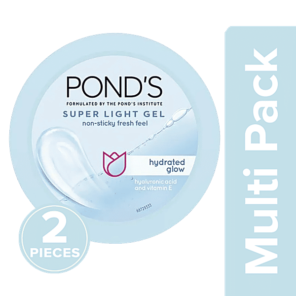 Buy Ponds Super Light Gel Moisturiser With Hyaluronic Acid & Vitamin